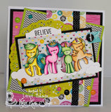 Kraftin' Kimmie "Unicorns and Rainbows" Clear Stamp Set