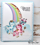 Kraftin' Kimmie "Unicorns and Rainbows" Clear Stamp Set