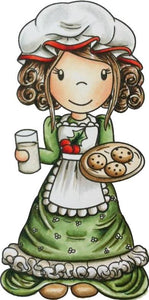 Paper Nest Dolls "Mrs. Claus" Rubber Stamp