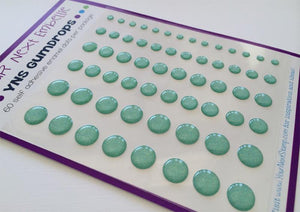 Your Next Stamp Gumdrops RETIRED "Mint Green" Adhesive Enamel Dots