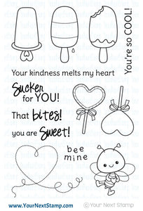 Your Next Stamp "Sweet & Cool" Clear Stamp Set