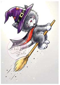 Wild Rose Studio "Halloween Cat" Clear Stamp