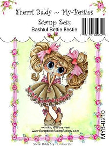 Sherri Baldy My Besties "Bashful Bettie Bestie" Clear Stamp