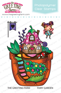 The Greeting Farm "Fairy Garden" Clear Stamp