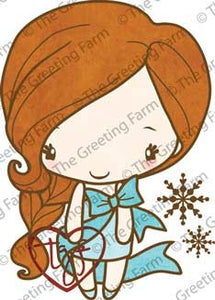 The Greeting Farm *RETIRED* "Holiday Anya 2" Rubber Stamp