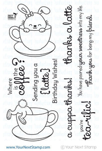Your Next Stamp "Sprinkles-Coffee and Tea" Clear Stamp Set